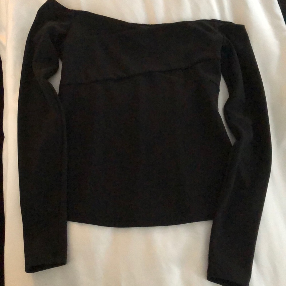 Zara Black Off Shoulder Top